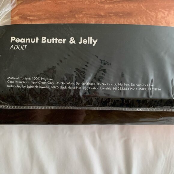 Spirit Halloween Peanut Butter and Jelly Couple Costume One Size New - Picture 4 of 6